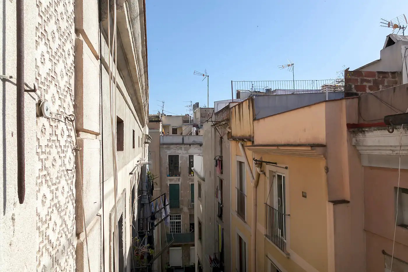 Außenansicht von Wohnung zum Verkauf in Barcelona mit Klimaanlage, Möbliert und Balkon