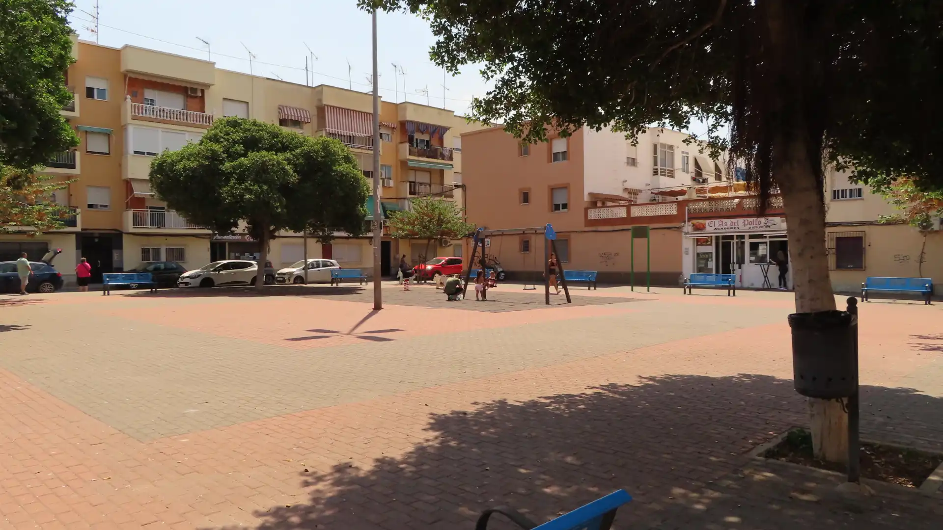 Parking of Flat for sale in Cartagena  with Air Conditioner, Furnished and Oven