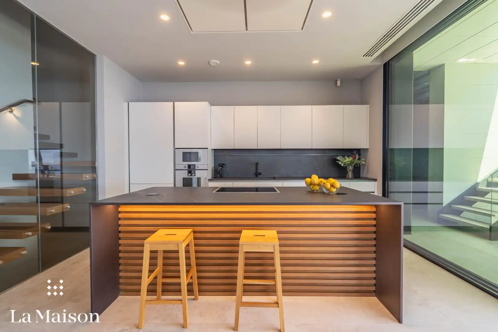 Cocina de Casa o chalet en venta en Caldes d'Estrac con Aire acondicionado, Calefacción y Jardín privado