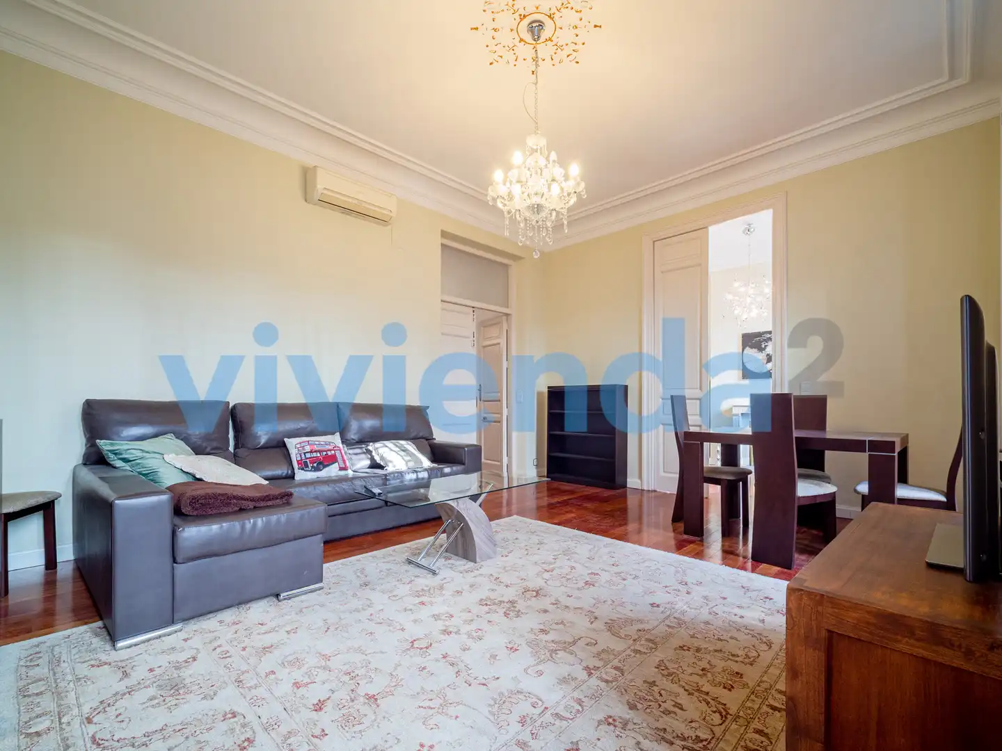 Sala de estar de Piso de alquiler en Madrid con Aire acondicionado y Calefacción
