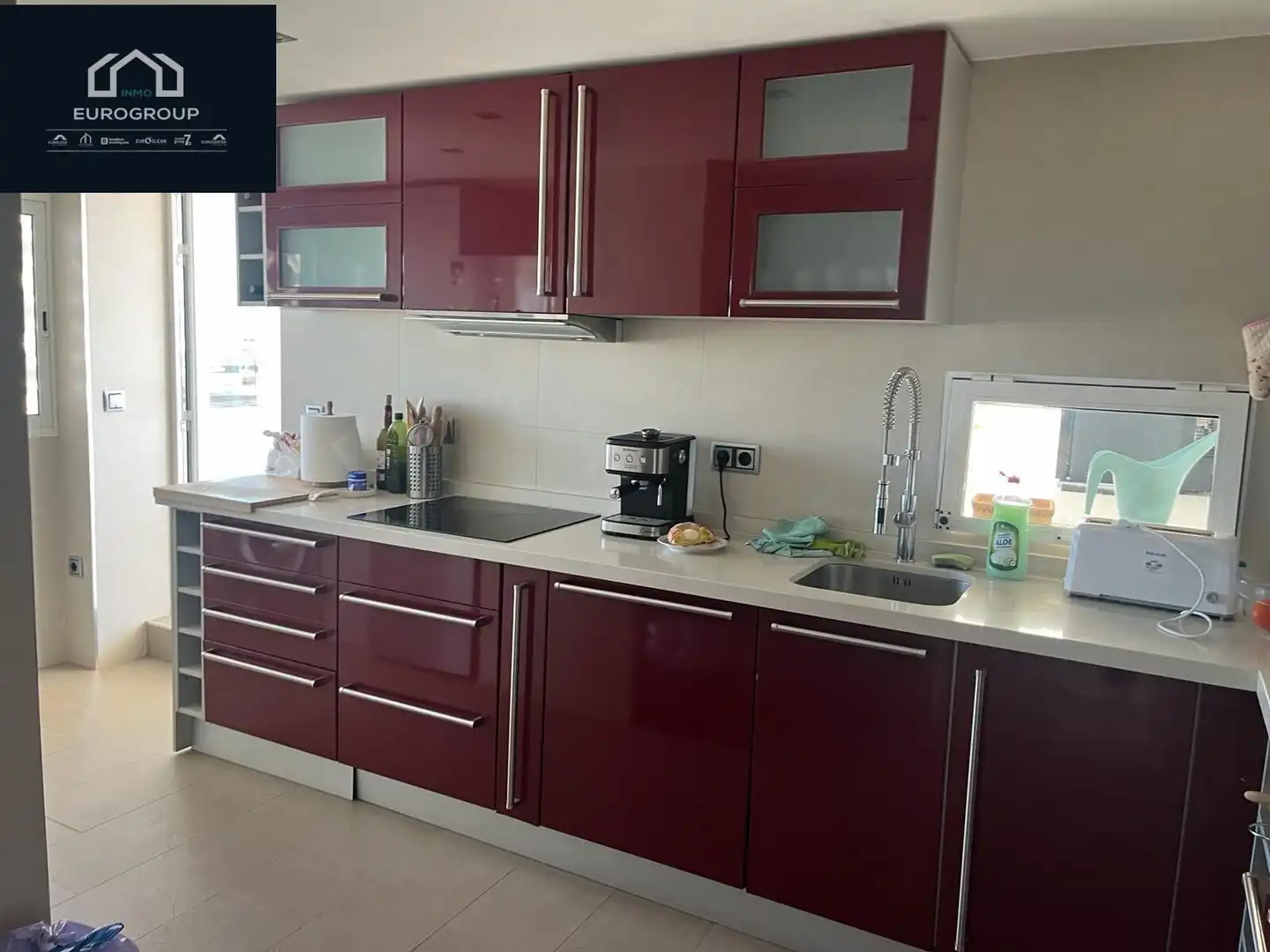Cocina de Ático en venta en Finestrat con Aire acondicionado, Calefacción y Terraza