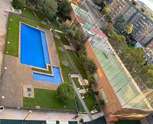 Swimming pool of Flat to rent in  Valencia Capital  with Air Conditioner, Heating and Private garden