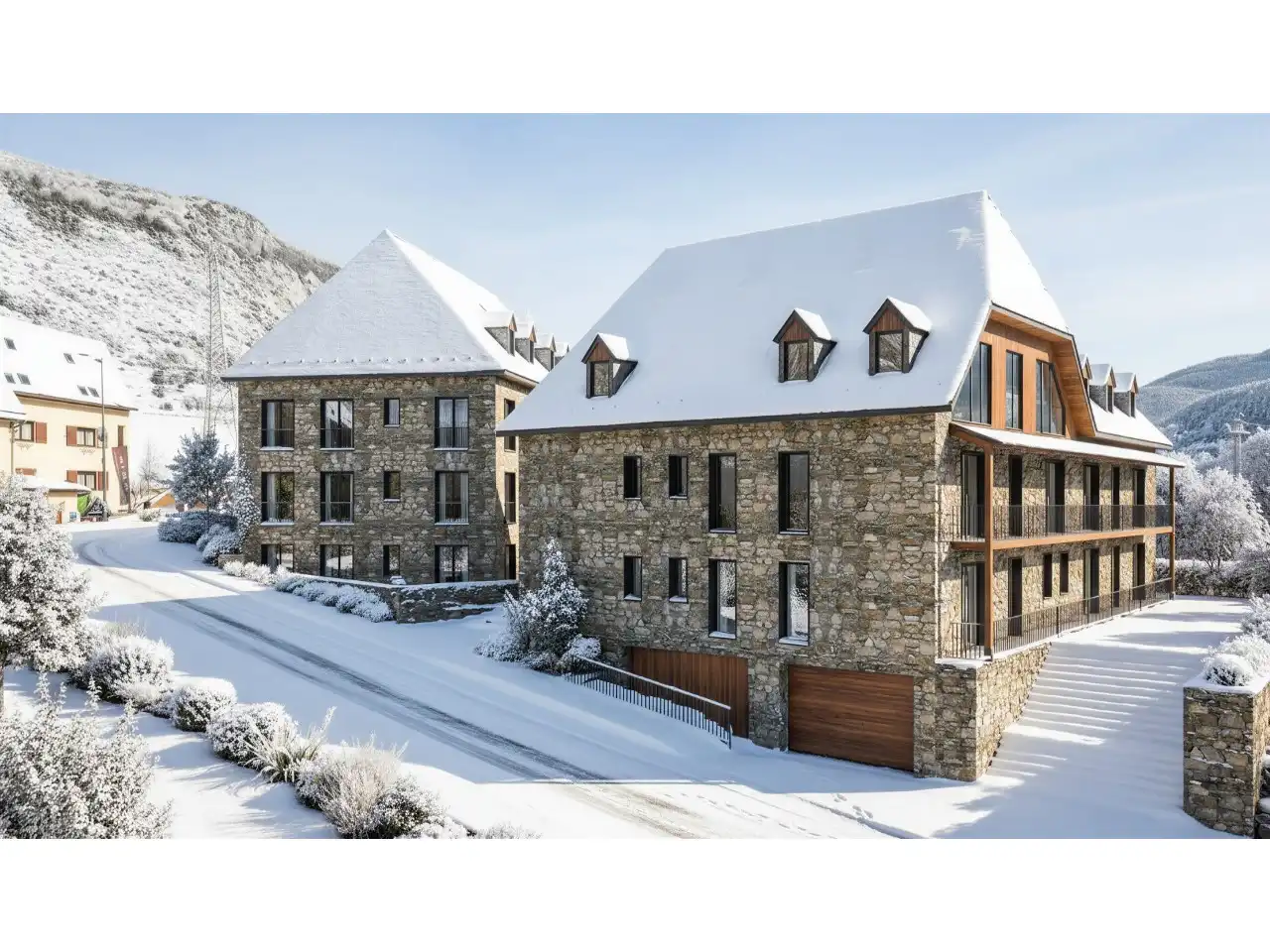 Duplex di nuova costruzione con terrazza in vendita a Arties, imagen 2