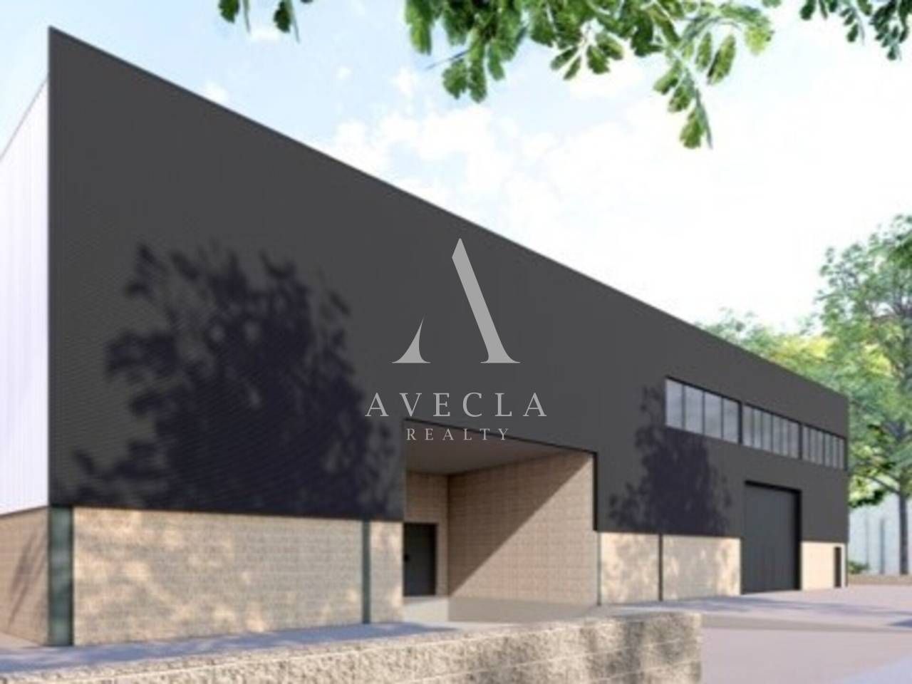 Vista exterior de Nave industrial de alquiler en Viladecans