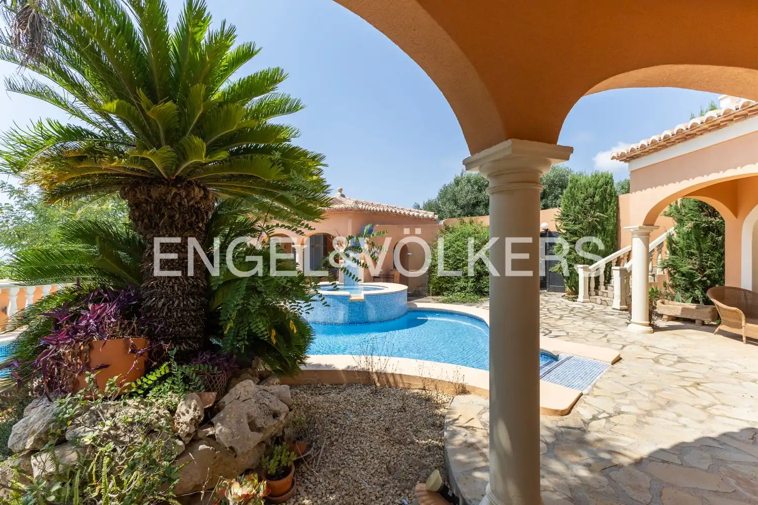 Vista exterior de Casa o chalet en venta en Jávea / Xàbia con Aire acondicionado, Calefacción y Jardín privado