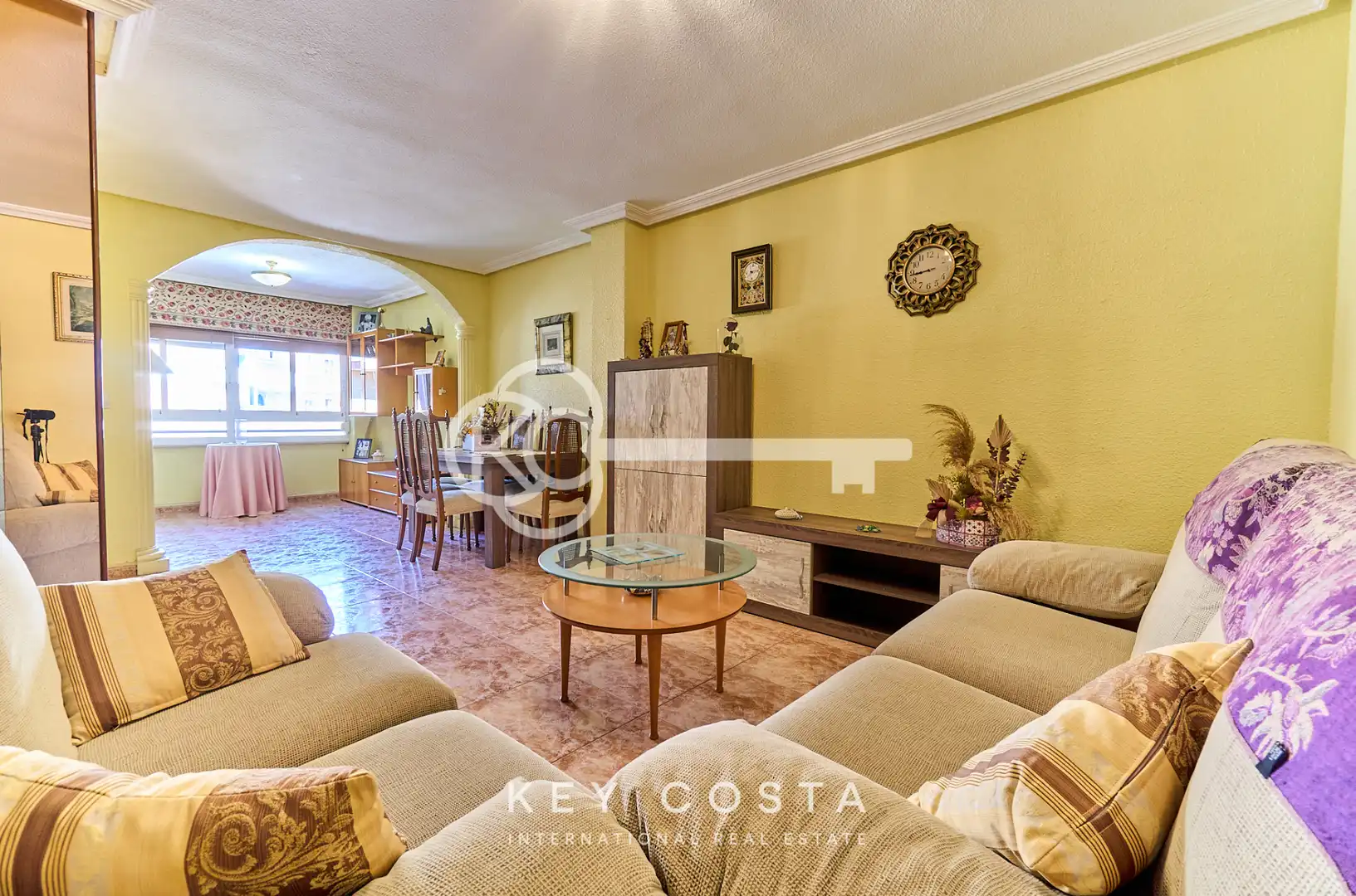 Wohnzimmer von Wohnung zum Verkauf in Alicante / Alacant mit Möbliert