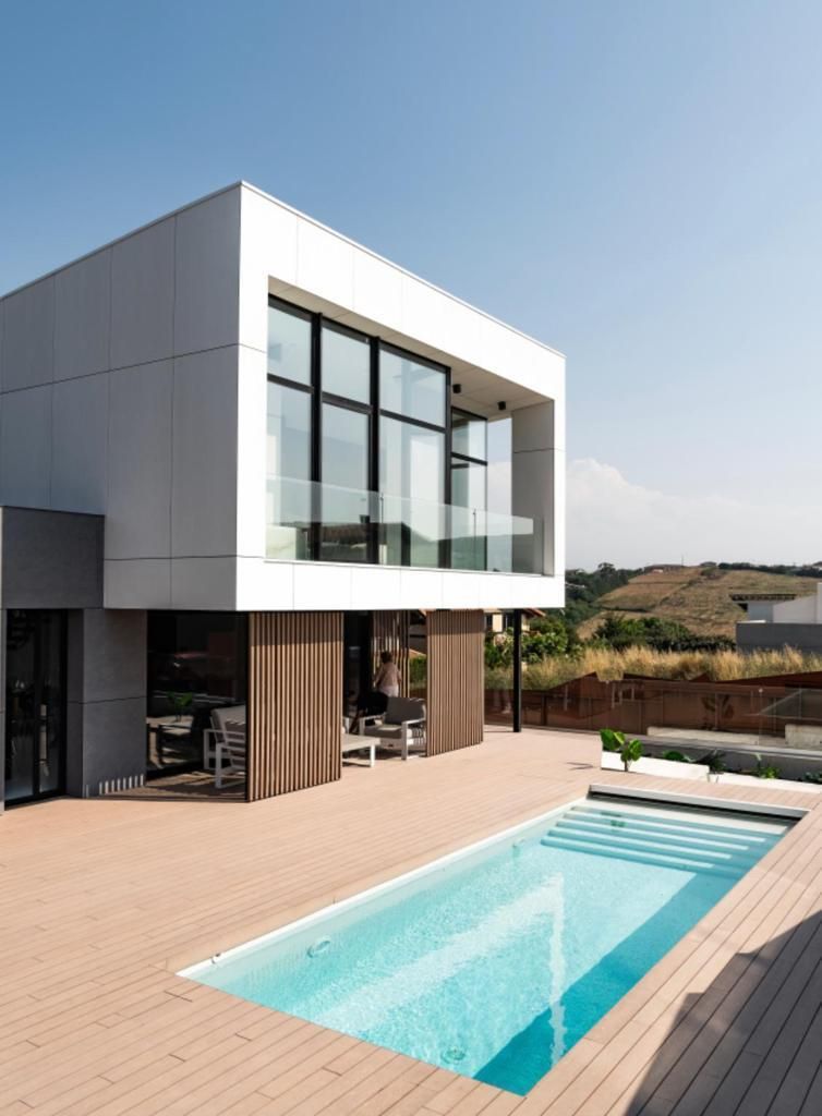 Exterior view of Single-family semi-detached for sale in Barrika  with Heating, Private garden and Terrace