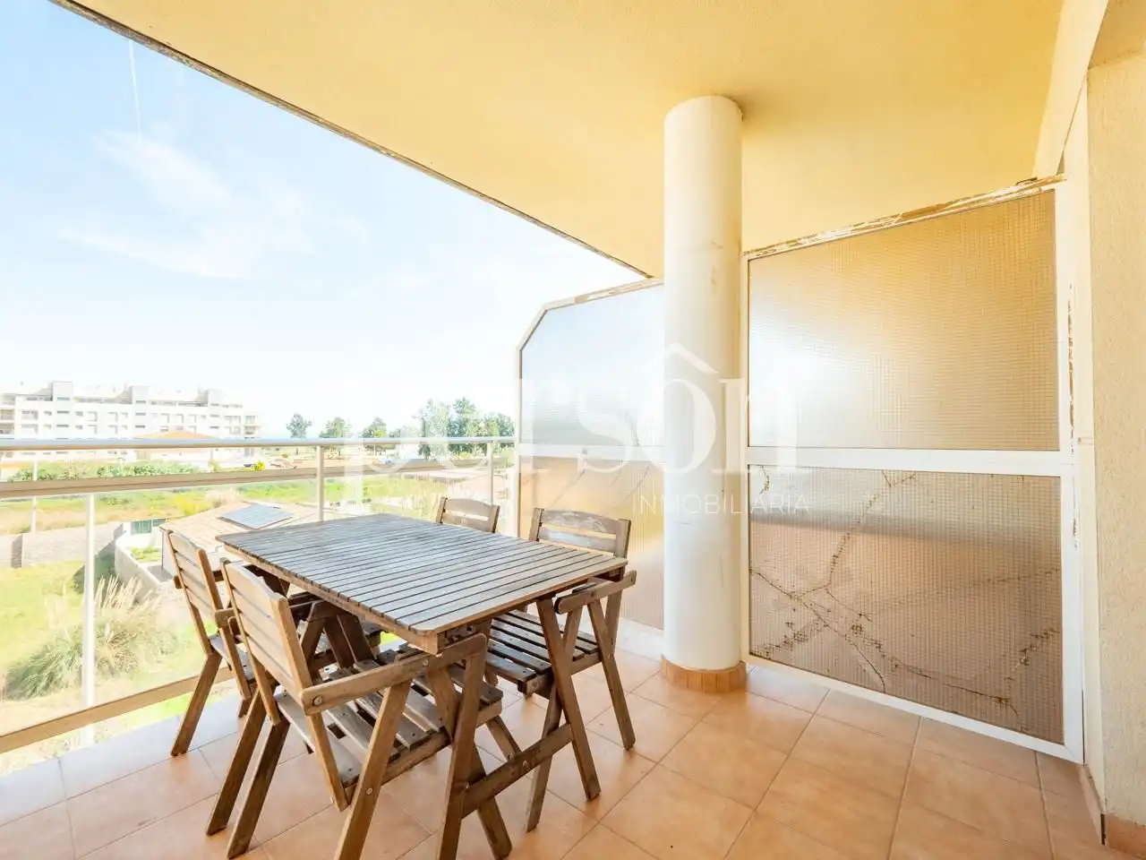 Terrasse von Wohnung zum Verkauf in Moncofa mit Klimaanlage, Heizung und Terrasse