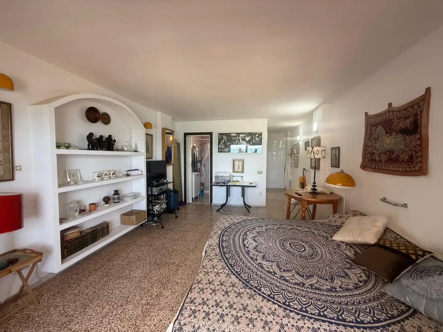 Living room of Study for sale in Elche / Elx  with Terrace, Furnished and TV
