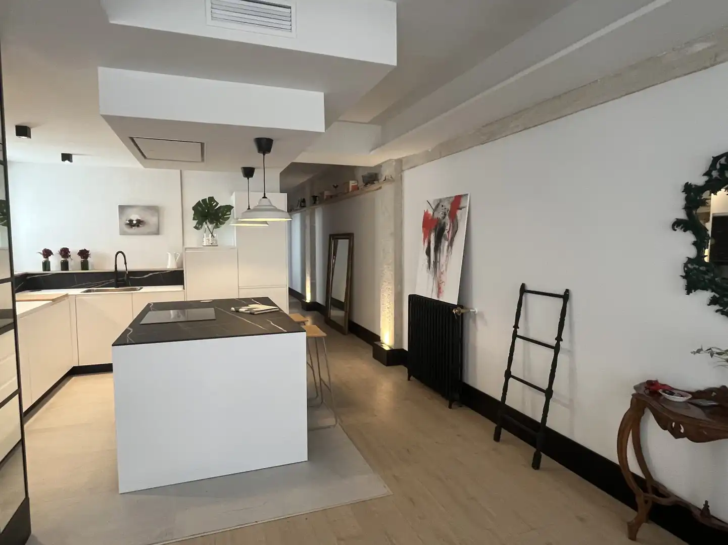 Cocina de Piso en venta en  Pamplona / Iruña con Aire acondicionado, Calefacción y Jardín privado
