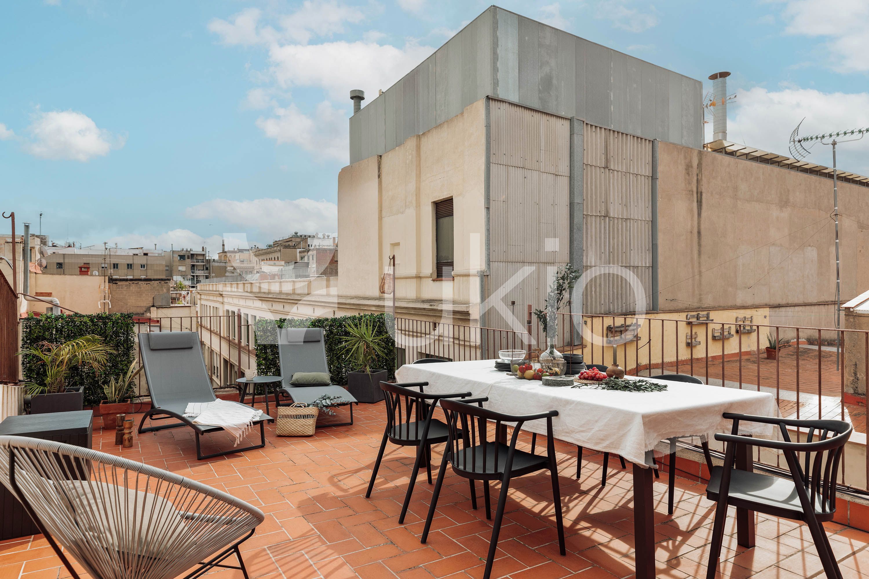 Terrassa de Apartament de lloguer en  Barcelona Capital amb Aire condicionat, Calefacció i Terrassa
