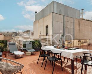 Terrace of Apartment to rent in  Barcelona Capital  with Air Conditioner, Heating and Terrace
