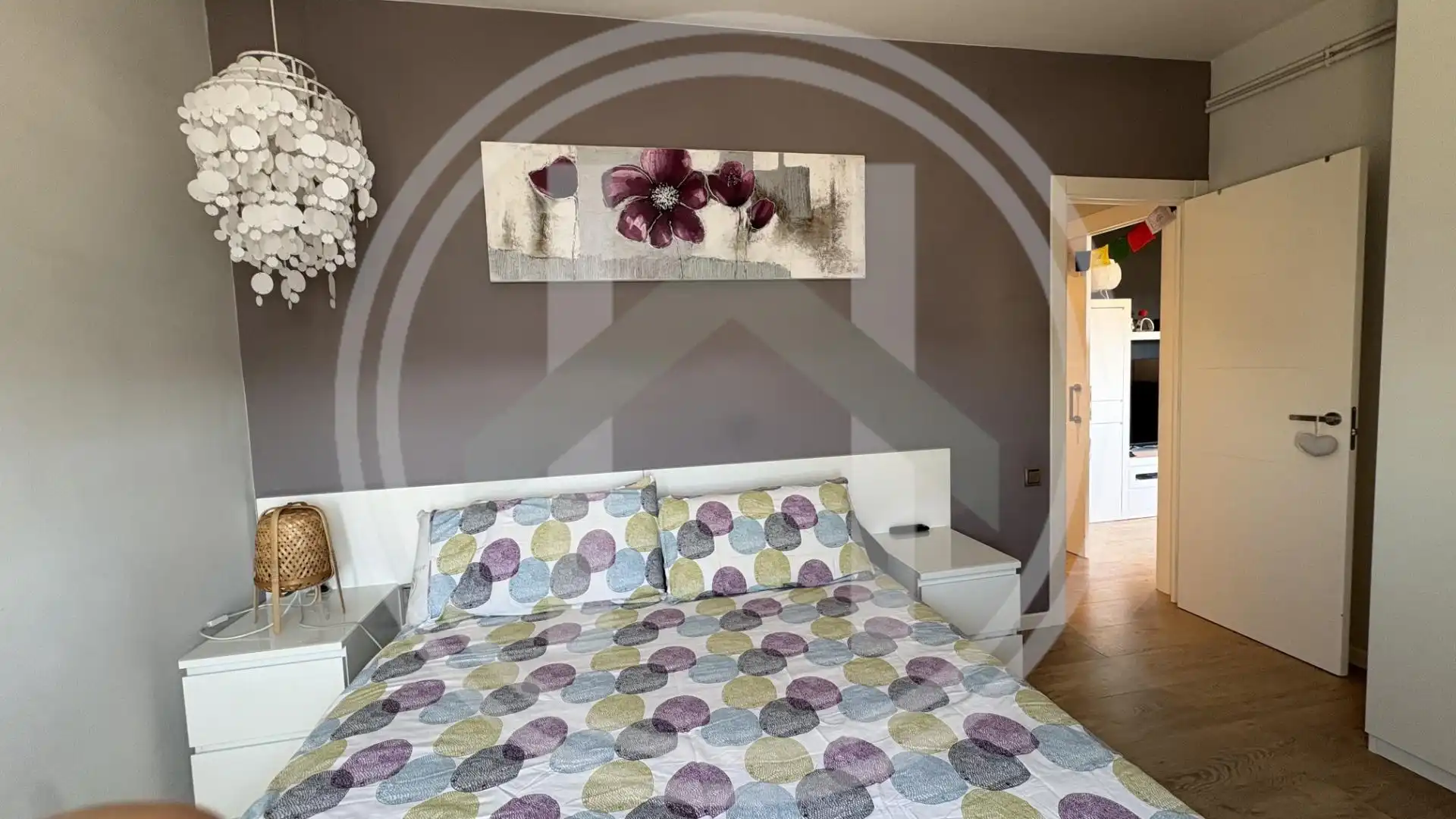 Bedroom of Flat for sale in Granollers  with Heating, Parquet flooring and Balcony