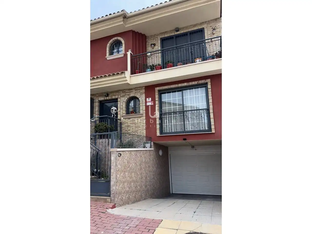 Vista exterior de Casa adosada en venta en  Murcia Capital con Terraza