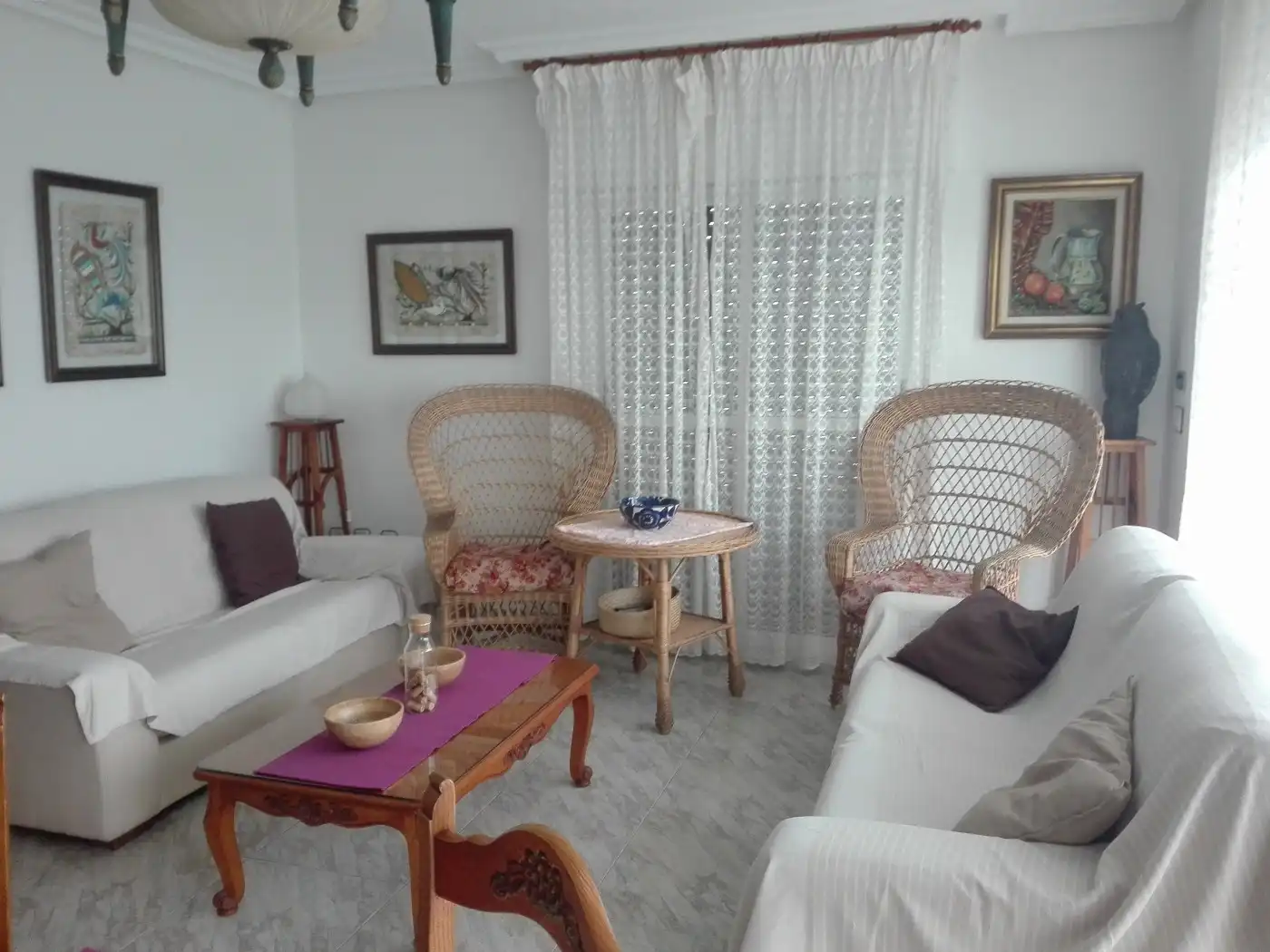 Sala de estar de Ático en venta en Águilas con Terraza y Amueblado