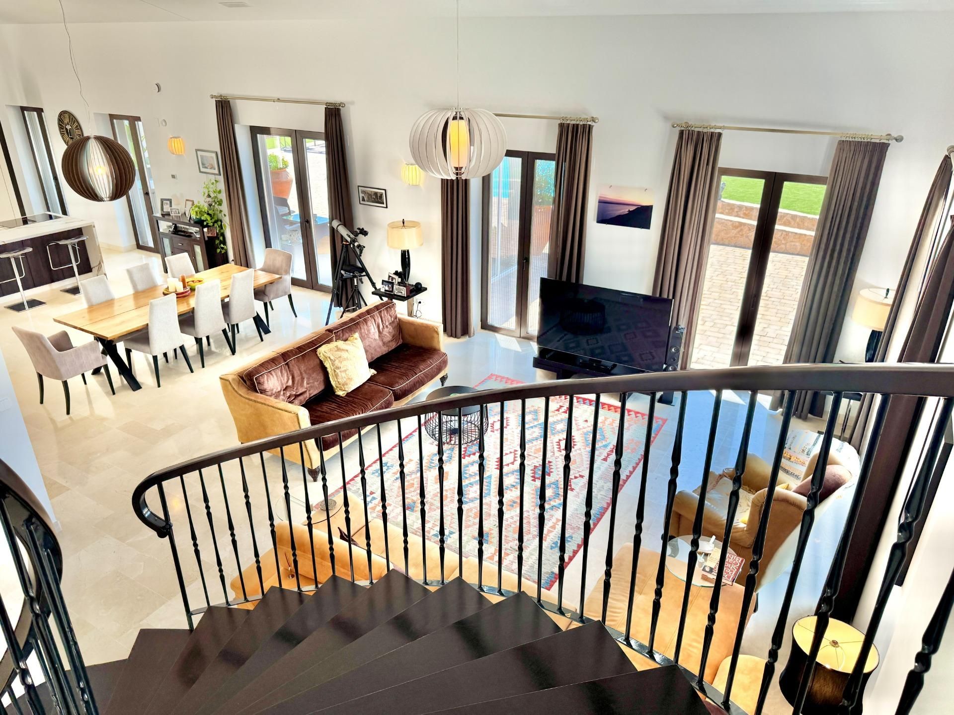 Sala d'estar de Casa o xalet en venda en Dolores amb Aire condicionat, Jardí privat i Terrassa