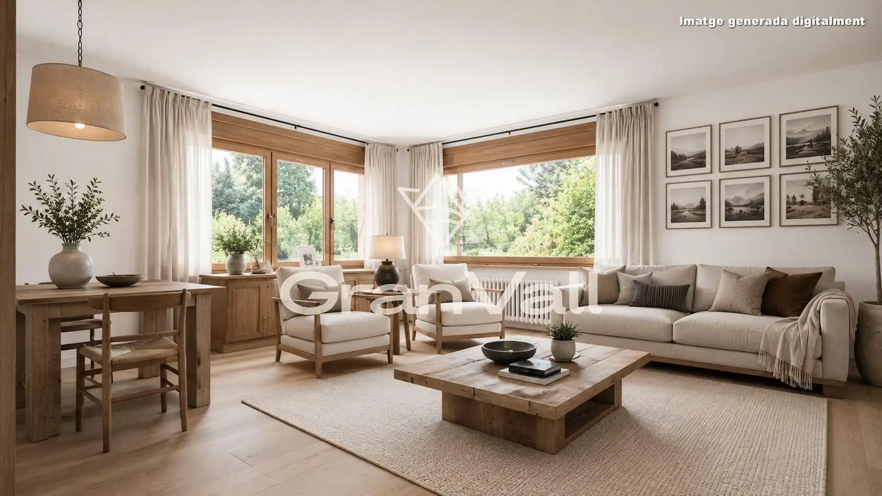 Sala de estar de Casa o chalet en venta en Puigcerdà con Calefacción, Jardín privado y Terraza