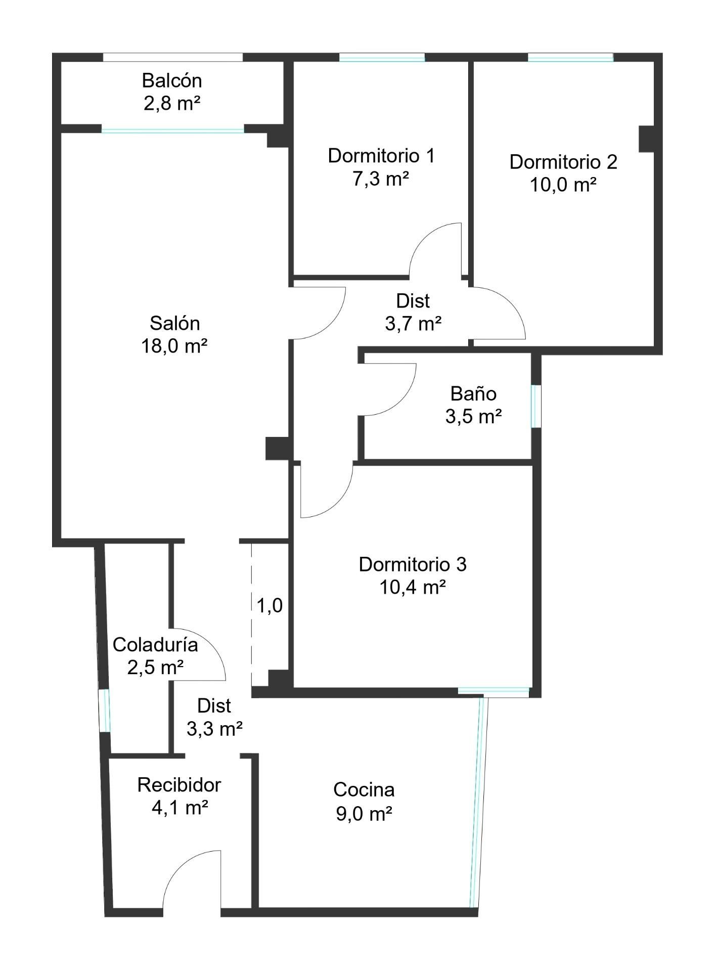 Piso en venta en Carrer FRIDA KAHLO, Plaça de Toros, Nord