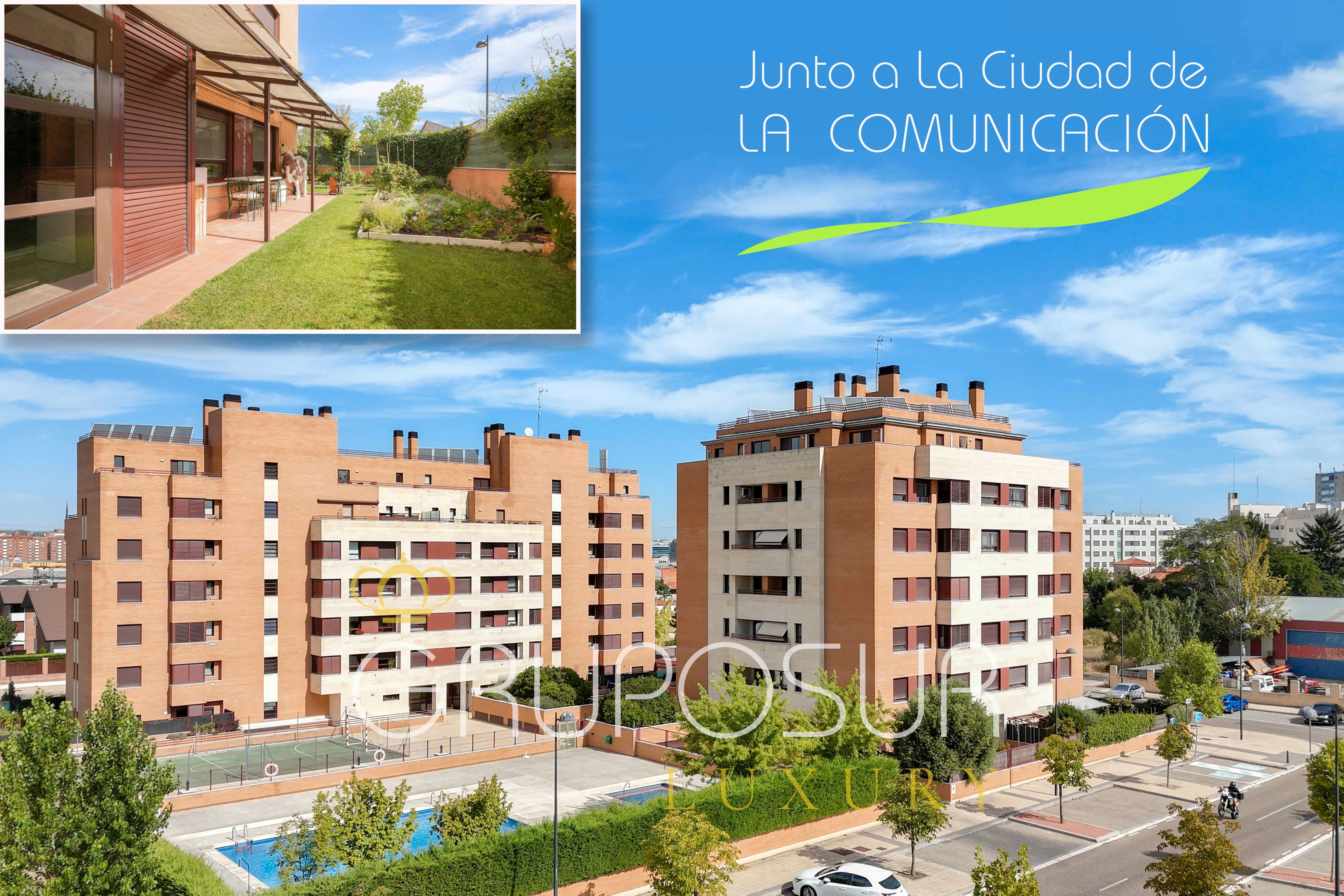 Exterior view of Flat for sale in Valladolid Capital  with Heating, Private garden and Parquet flooring