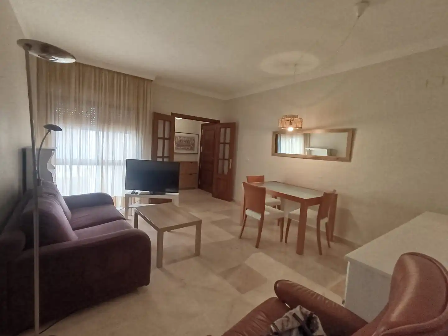 Wohnzimmer von Wohnungen zur Miete in Málaga mit Klimaanlage, Abstellraum und Möbliert