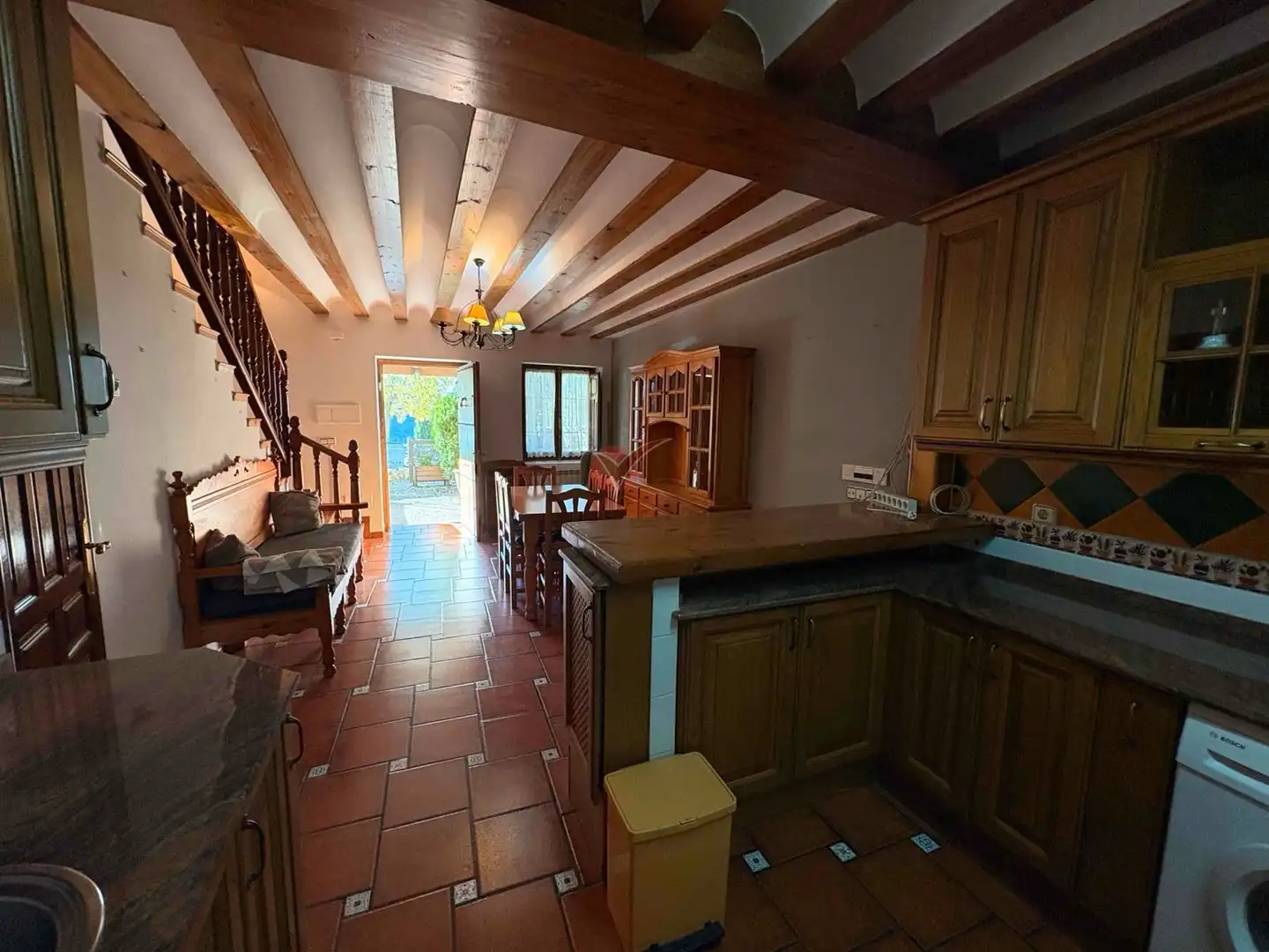 Cocina de Casa o chalet de alquiler en Cuenca con Calefacción y Amueblado