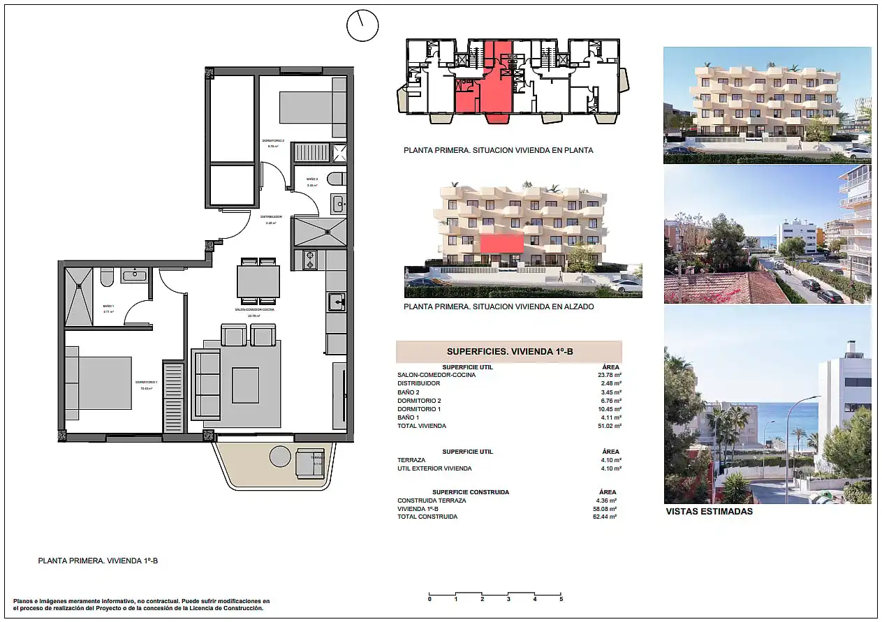 Apartamento con terraza en venta en Playa Muchavista, imagen 14