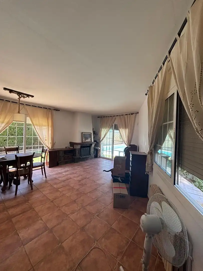Wohnzimmer von Haus oder Chalet zur Miete in Sentmenat mit Klimaanlage, Privatgarten und Terrasse