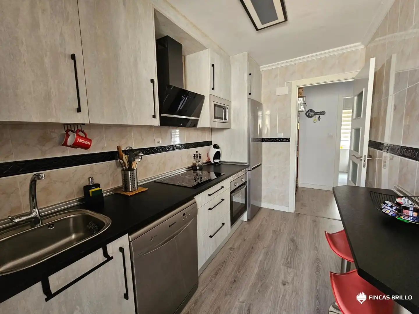 Küche von Wohnung zum Verkauf in Cáceres mit Klimaanlage, Heizung und Terrasse