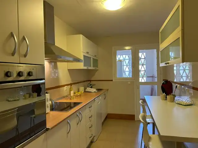 Kitchen of Flat for rent in Marbella  with Air Conditioner, Heating and Terrace
