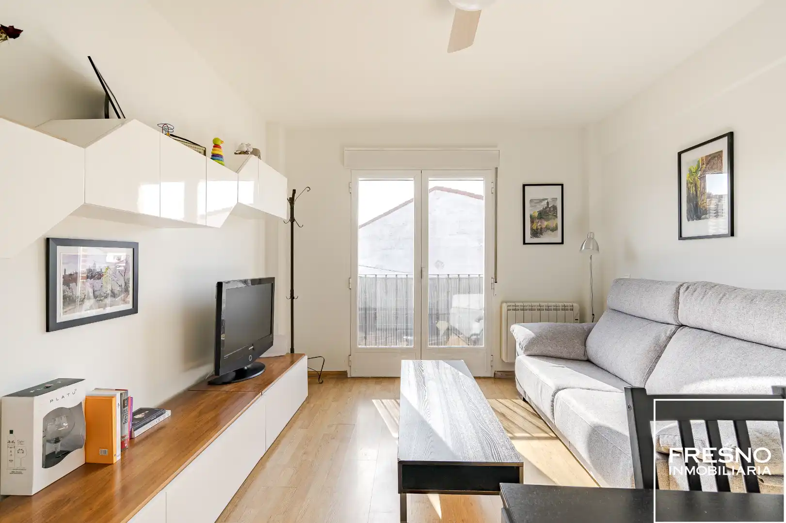 Wohnzimmer von Maisonette zum Verkauf in Cobeña mit Klimaanlage, Heizung und Parkett