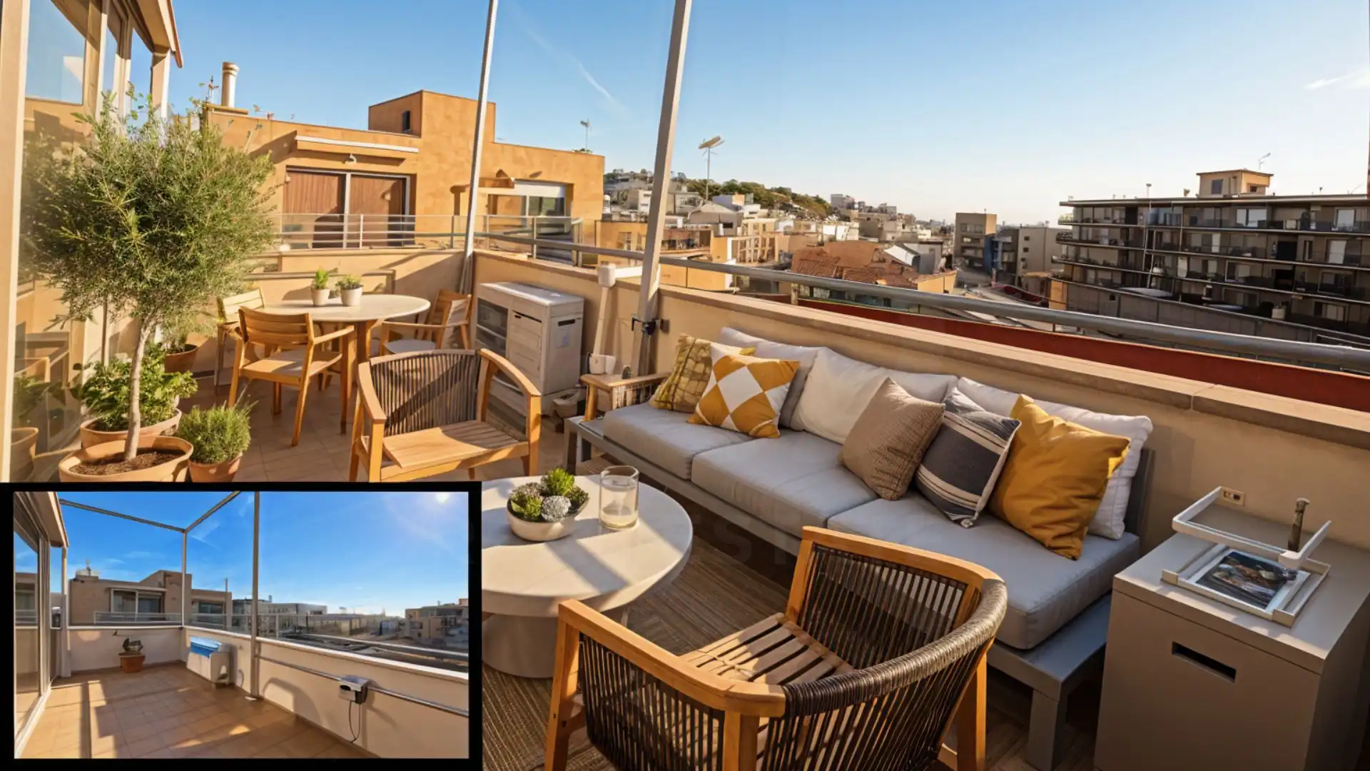 Terraza de Casa adosada en venta en Barcelona con Aire acondicionado, Calefacción y Terraza