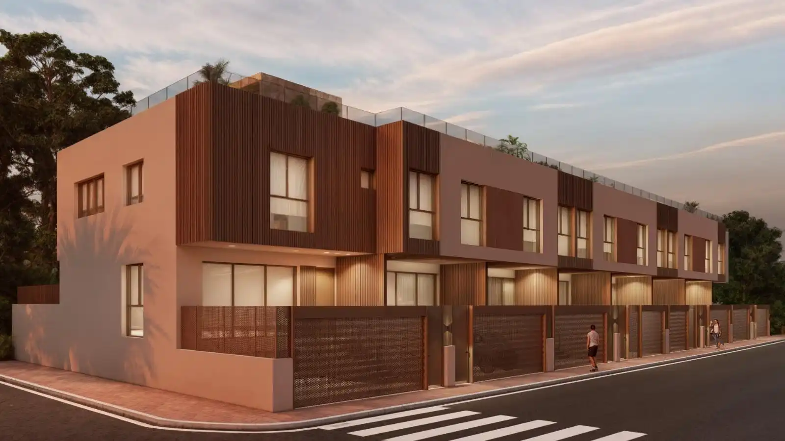 Vista exterior de Casa o xalet en venda en Murcia amb Aire condicionat, Jardí privat i Terrassa