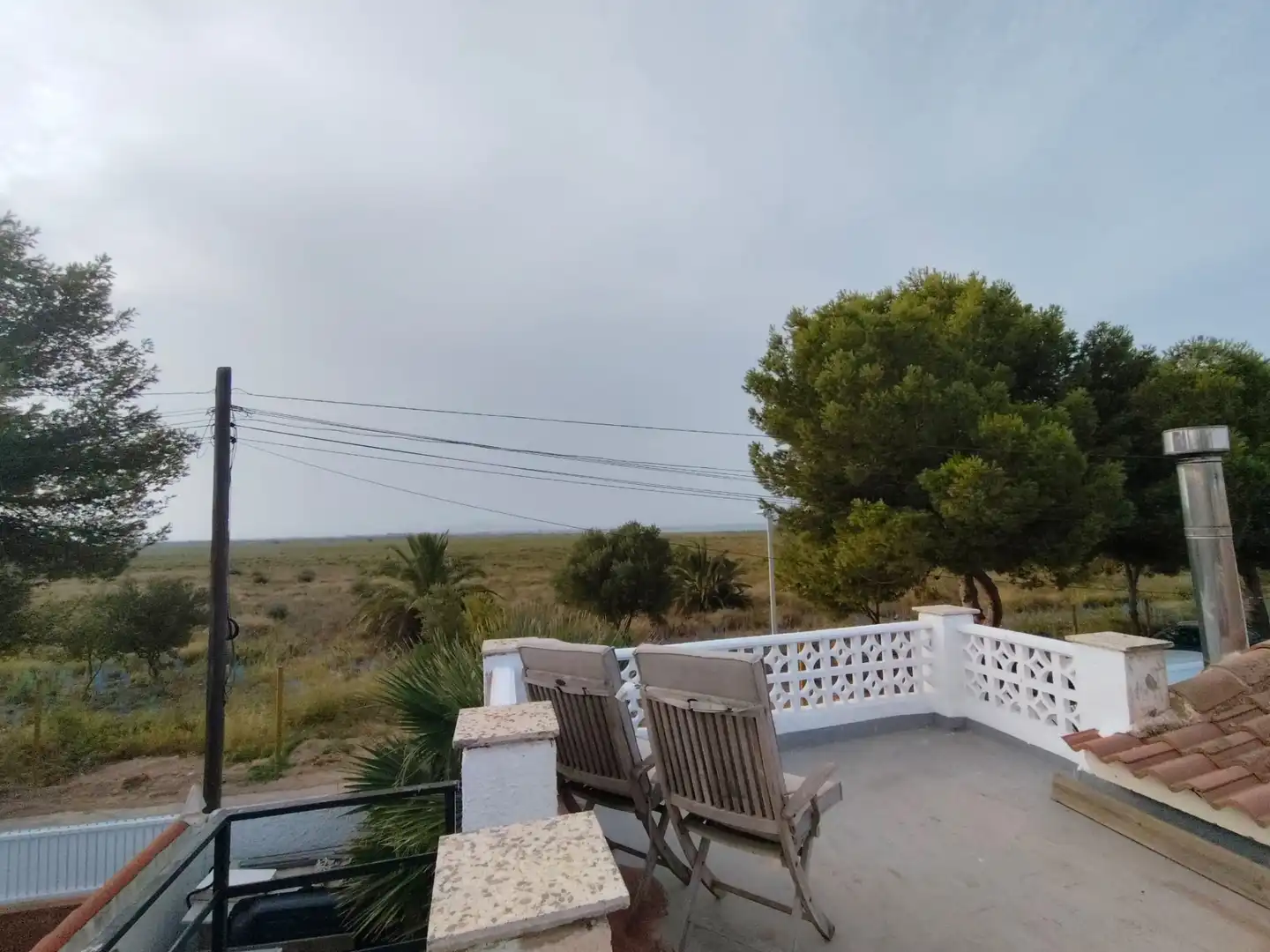 Terrassa de Casa o xalet en venda en Cartagena amb Aire condicionat, Jardí privat i Terrassa