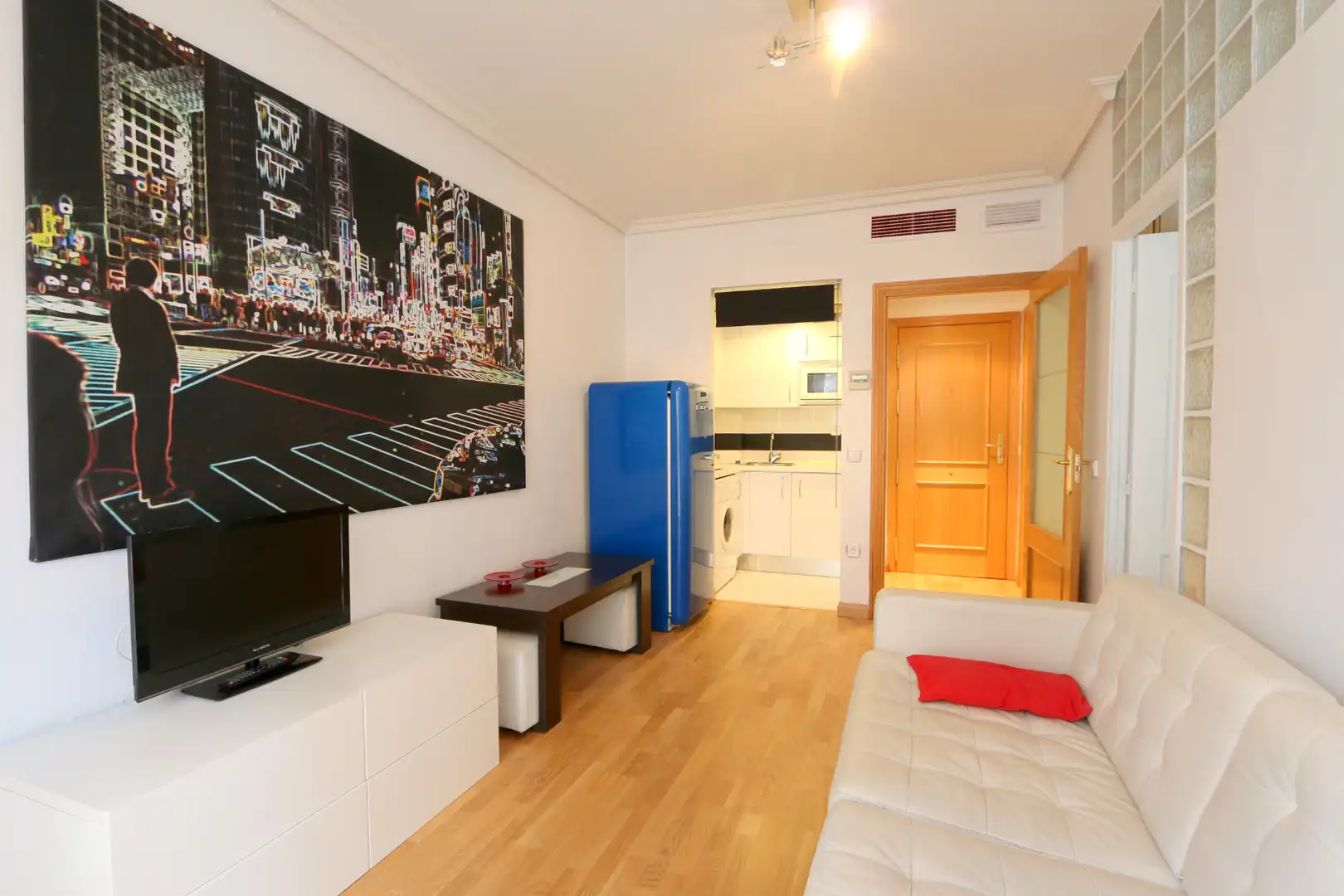 Sala de estar de Piso en venta en Madrid con Aire acondicionado, Trastero y Amueblado