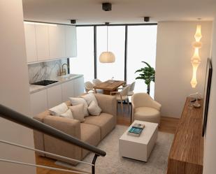 Living room of Attic for sale in Badalona  with Terrace and Balcony