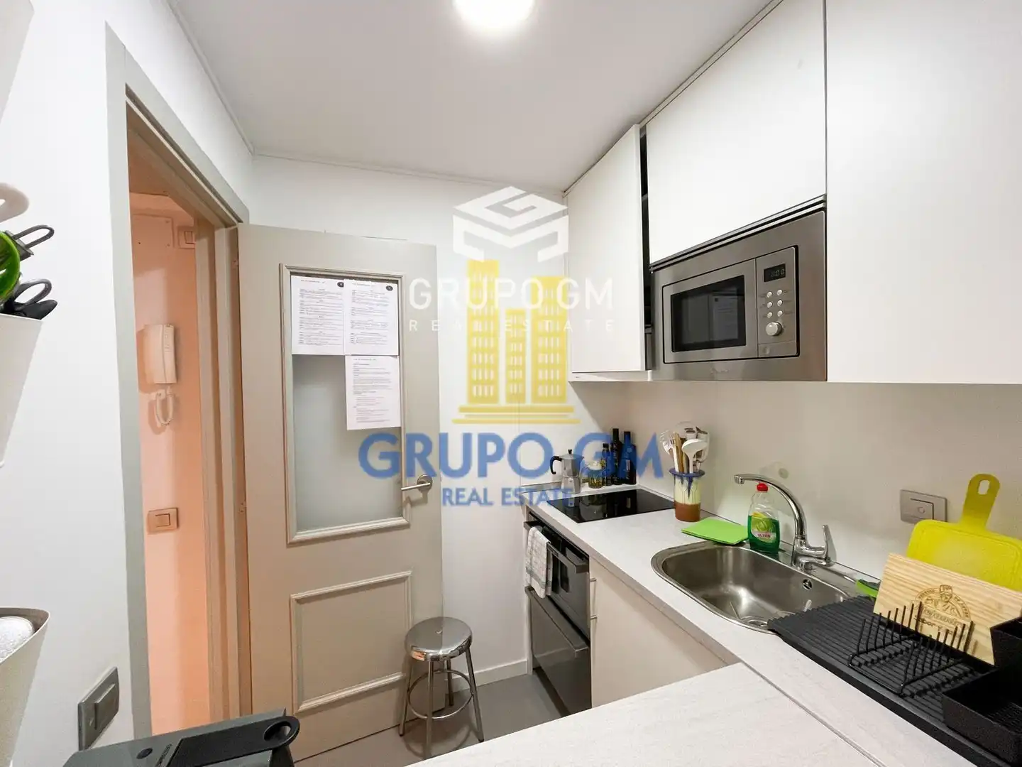 Cocina de Piso de alquiler en Madrid con Aire acondicionado y Amueblado