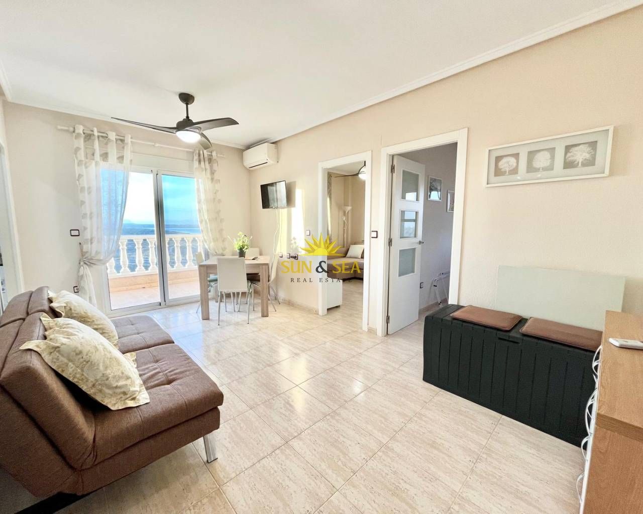Living room of Attic to rent in Torrevieja  with Air Conditioner, Heating and Swimming Pool