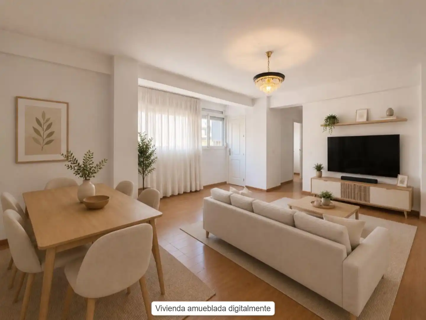 Sala d'estar de Pis en venda en Málaga