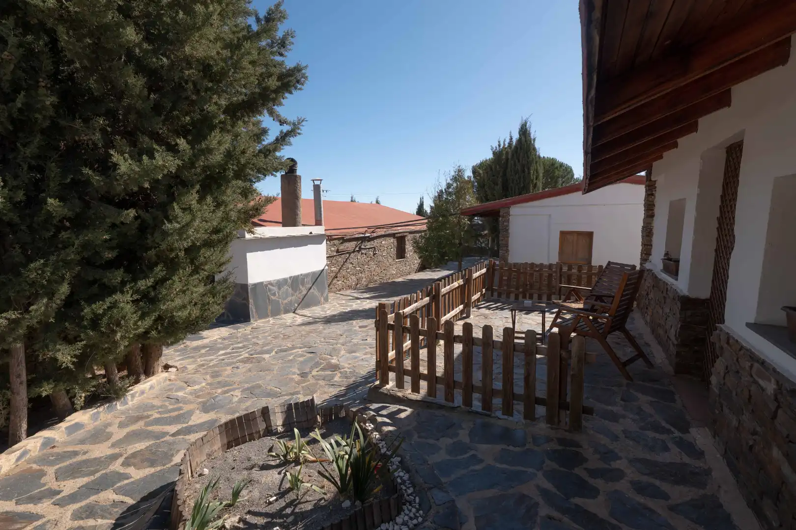 Terraza de Finca rústica en venta en Nevada con Aire acondicionado, Jardín privado y Terraza