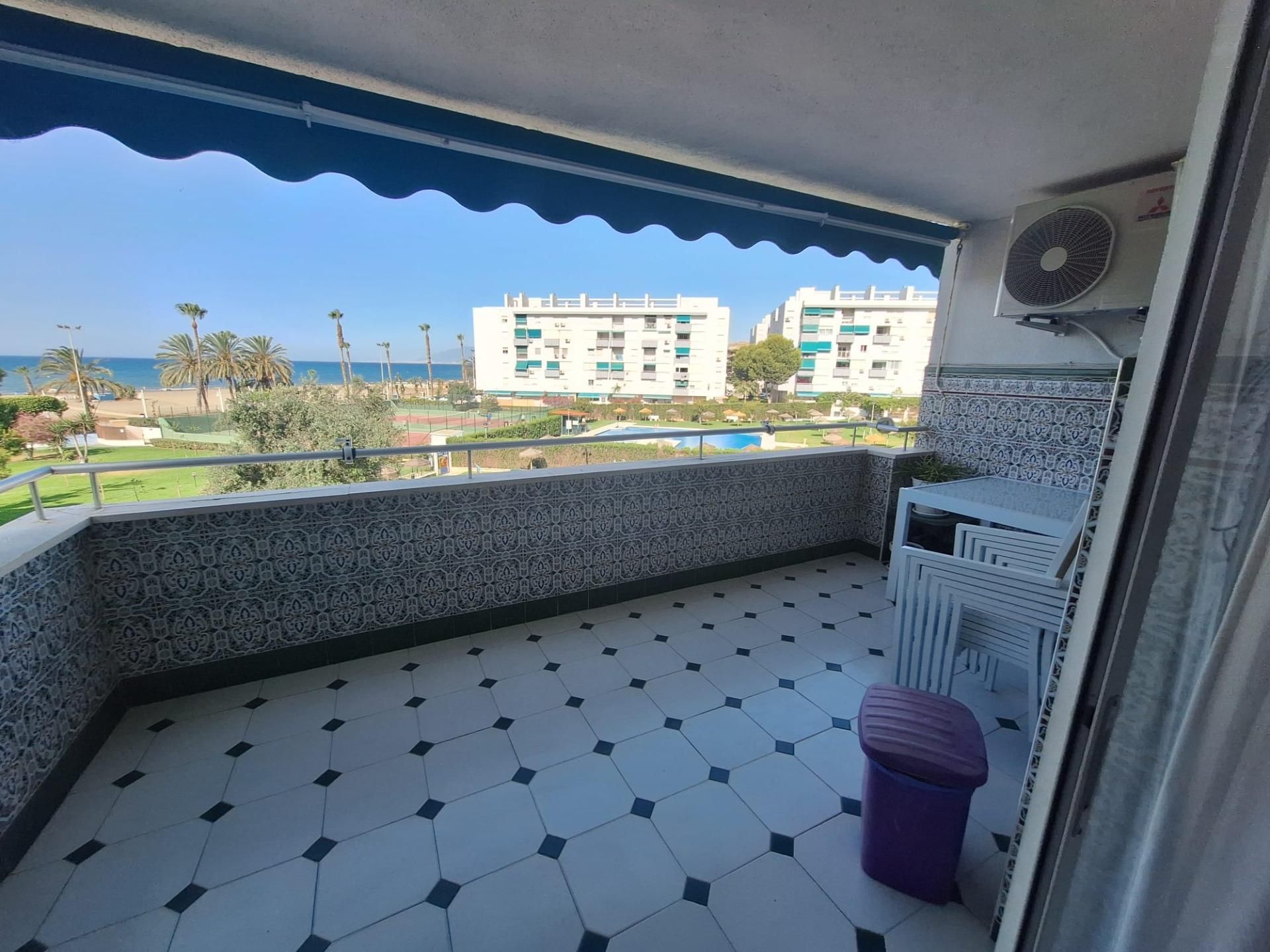 Bedroom of Flat to rent in Rincón de la Victoria  with Air Conditioner, Swimming Pool and Alarm