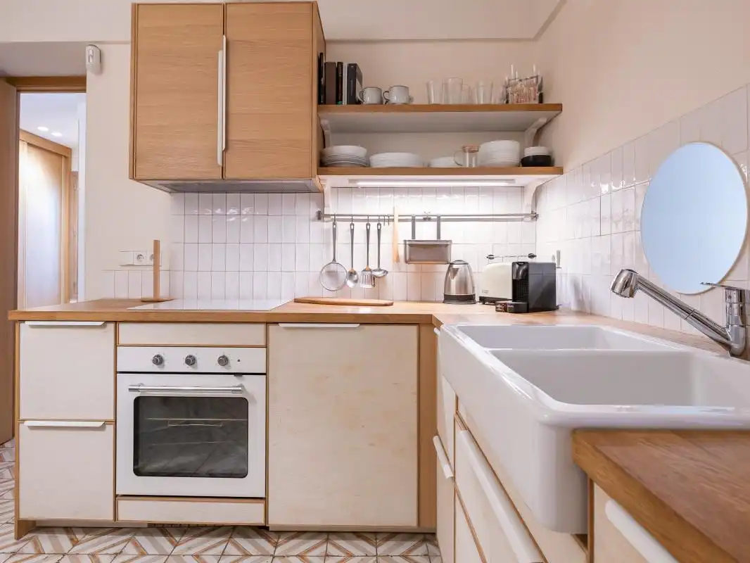 Cocina de Planta baja en venta en Madrid con Calefacción y Amueblado