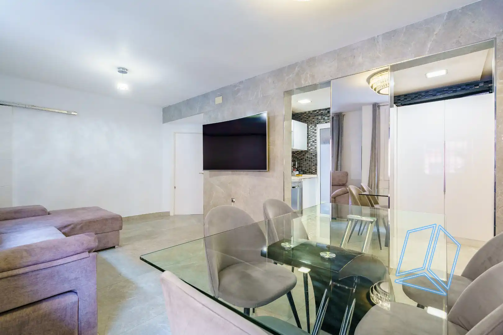 Sala de estar de Planta baja en venta en Barcelona con Amueblado y Horno