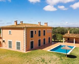 Exterior view of Country house to rent in Santanyí  with Air Conditioner and Swimming Pool