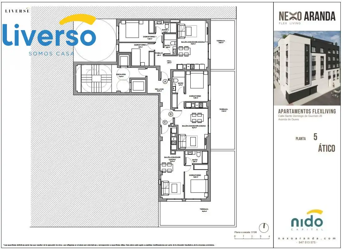 Ático en venta en Aranda de Duero con Calefacción y Terraza