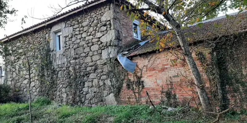 Exterior view of Country homes for sale in Maceda  with Storage room and Balcony