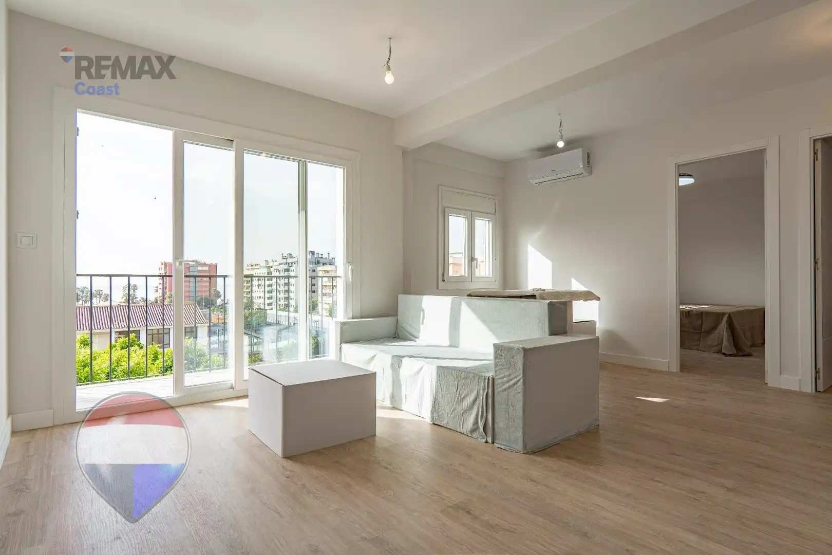 Sala de estar de Piso en venta en Málaga con Aire acondicionado y Terraza