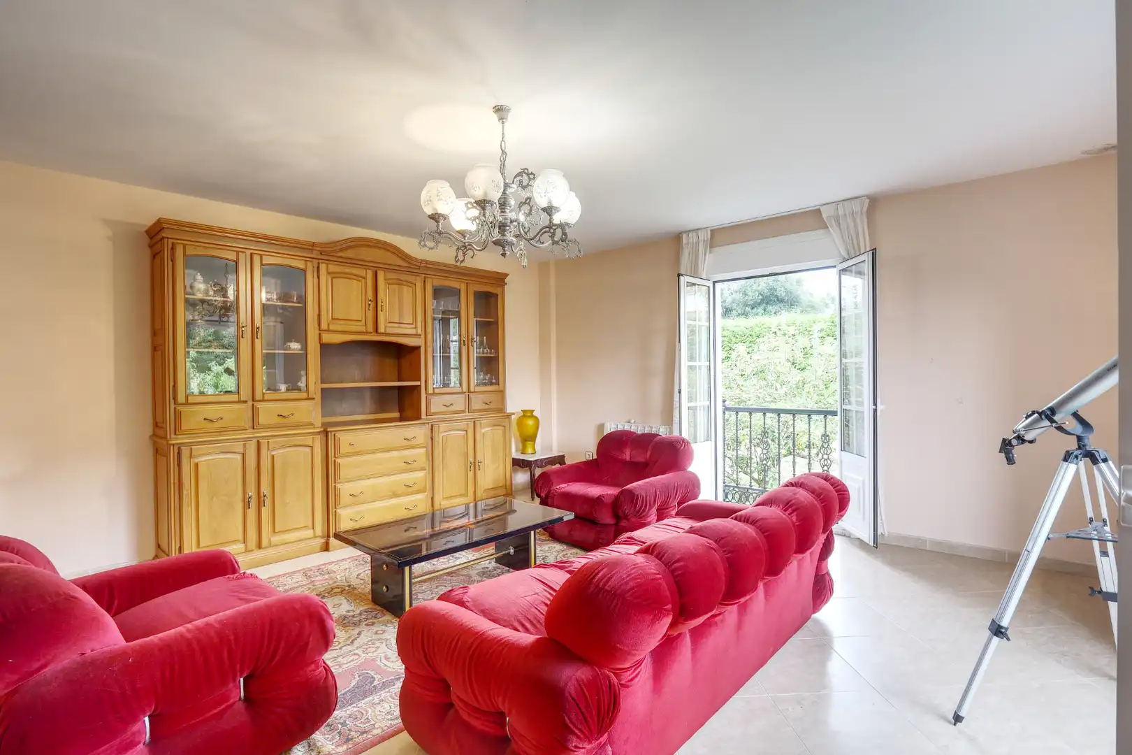 Living room of Houses for sale in Abegondo  with Heating, Private garden and Parquet flooring