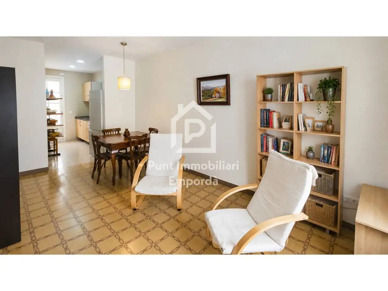 Wohnzimmer von Wohnung zum Verkauf in Figueres mit Heizung, Terrasse und Balkon