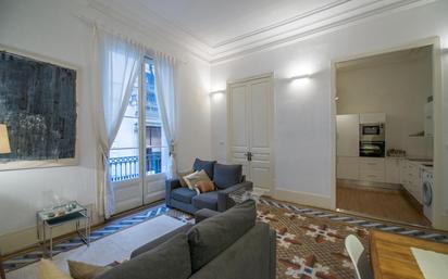 Living room of Flat for sale in  Barcelona Capital  with Air Conditioner and Balcony