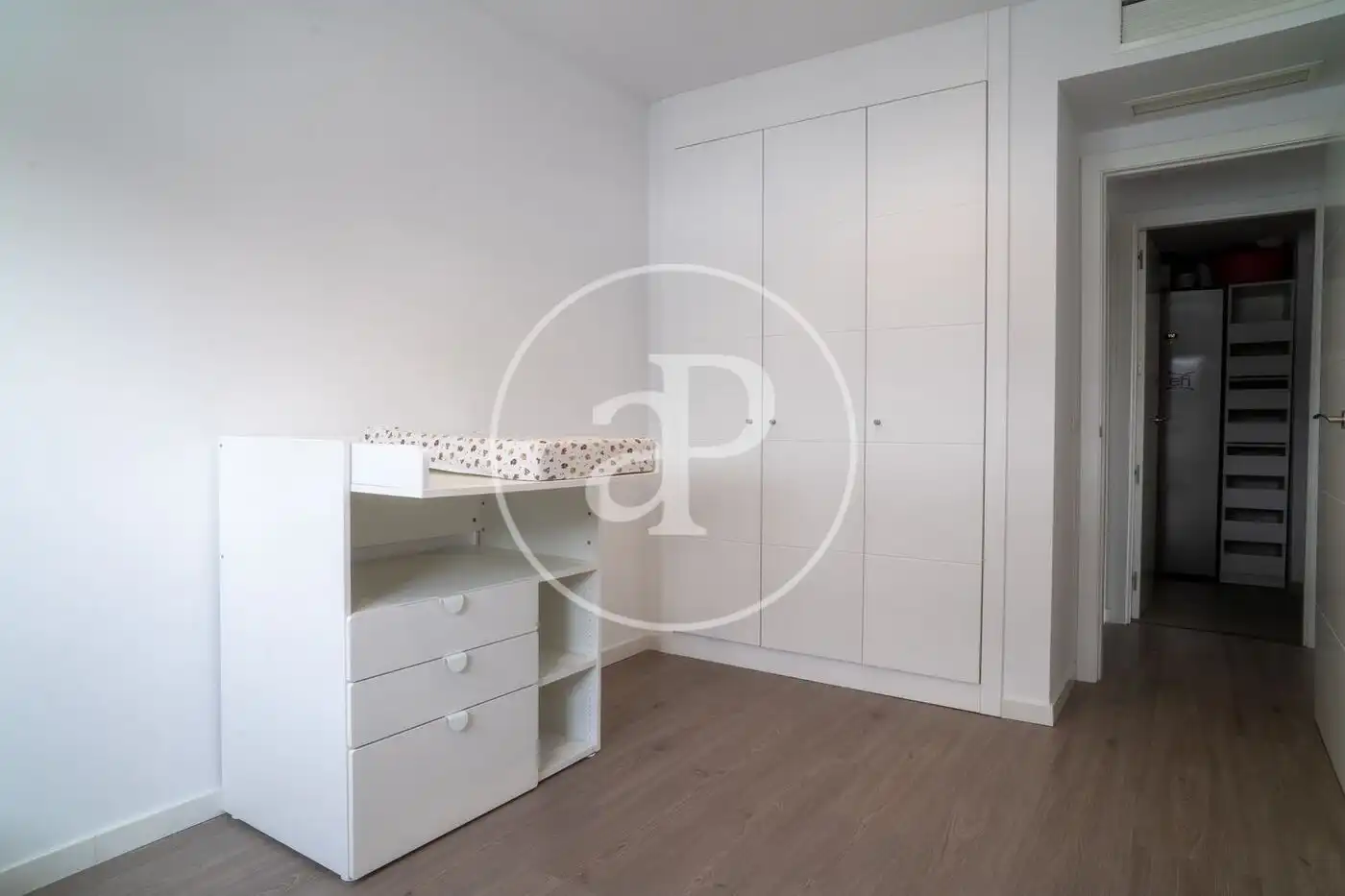 Bedroom of Flat for rent in Valencia  with Air Conditioner, Heating and Private garden